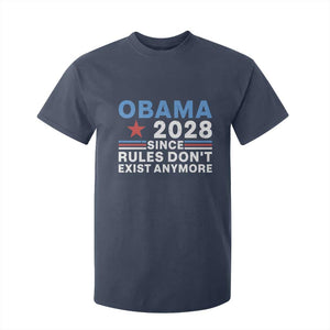 Obama 2028 Since Rules Dont Exist Anymore T Shirt For Kid Political Satire Red White and Blue