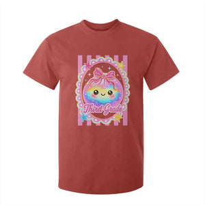 Kawaii Third Grade Glitter Dumpling Printed Graphic T Shirt For Kid Cute First Day Back To School for Students Teachers