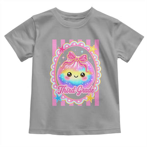 Kawaii Third Grade Glitter Dumpling Printed Graphic Toddler T Shirt Cute First Day Back To School for Students Teachers
