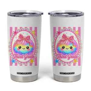 Kawaii Third Grade Glitter Dumpling Printed Graphic Tumbler Cup Cute First Day Back To School for Students Teachers