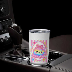 Kawaii Third Grade Glitter Dumpling Printed Graphic Tumbler Cup Cute First Day Back To School for Students Teachers