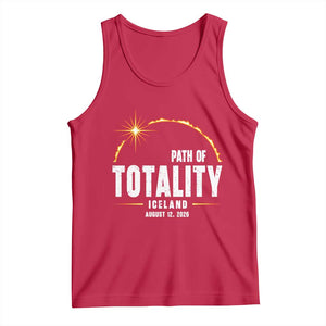 Path of Totality Iceland August 12 2026 Tank Top Total Solar Eclipse Astronomy Travel Gift