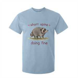 Cute Watercolor Jimothy the Raccoon Inspirational T Shirt For Kid Short Spine Doing Fine Viral Seattle Trash Panda Supporter