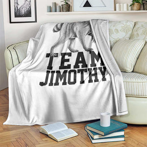 Team Jimothy Viral Seattle Raccoon Throw Blanket Vintage Trash Panda Meme Graphic