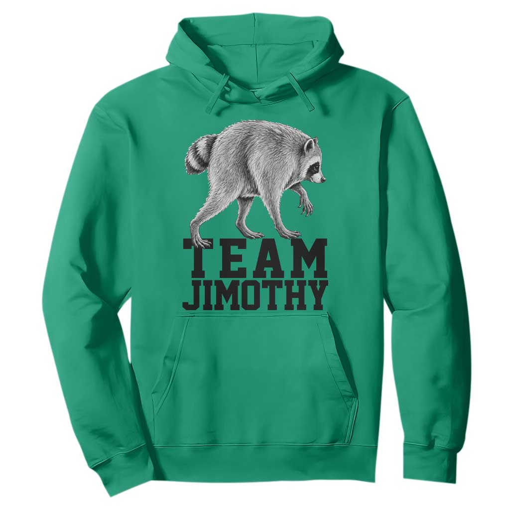 Team Jimothy Viral Seattle Raccoon Hoodie Vintage Trash Panda Meme Graphic TS02 Irish Green Print Your Wear