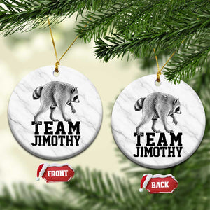 Team Jimothy Viral Seattle Raccoon Ceramic Ornament Vintage Trash Panda Meme Graphic