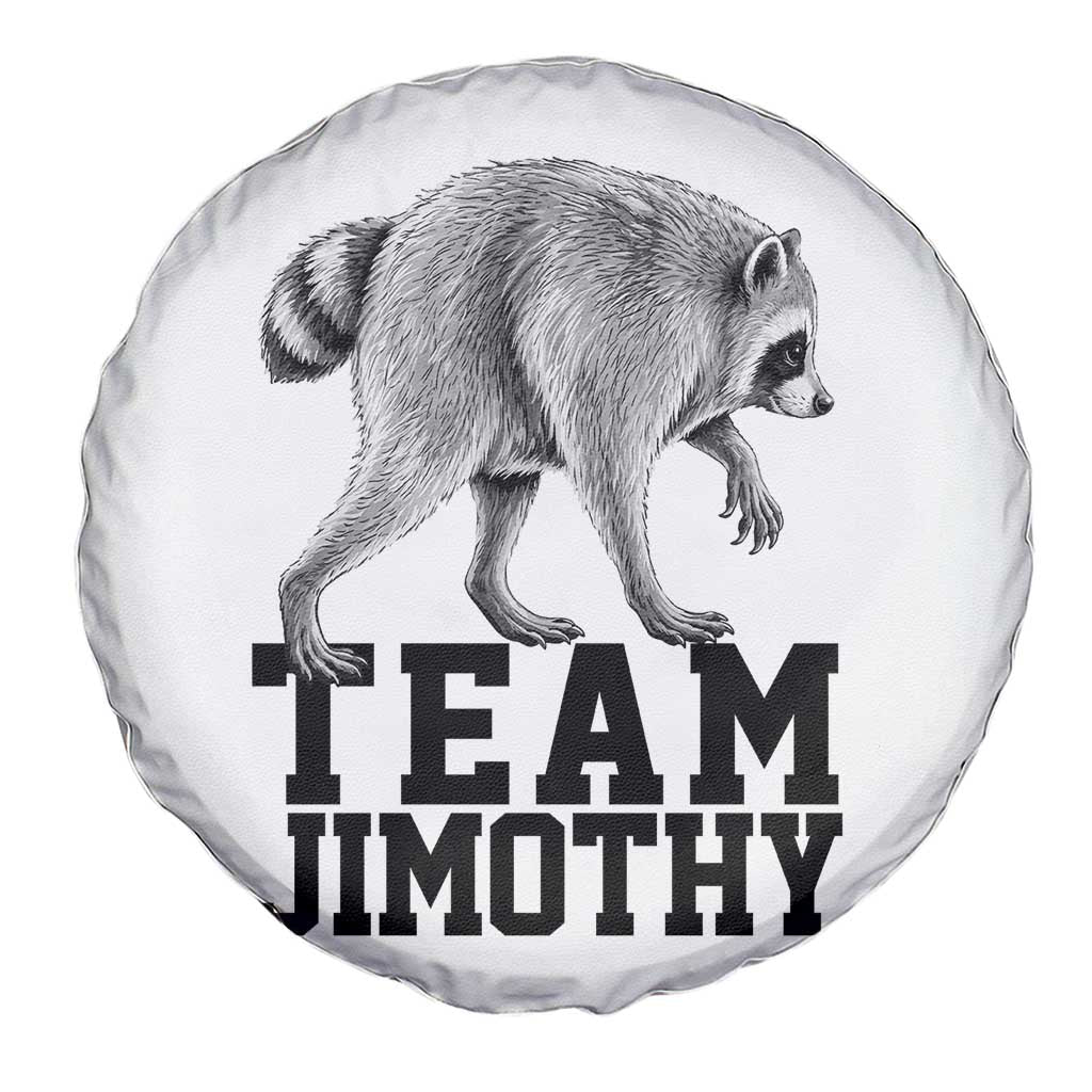 Team Jimothy Viral Seattle Raccoon Spare Tire Cover Vintage Trash Panda Meme Graphic