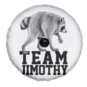 Team Jimothy Viral Seattle Raccoon Spare Tire Cover Vintage Trash Panda Meme Graphic