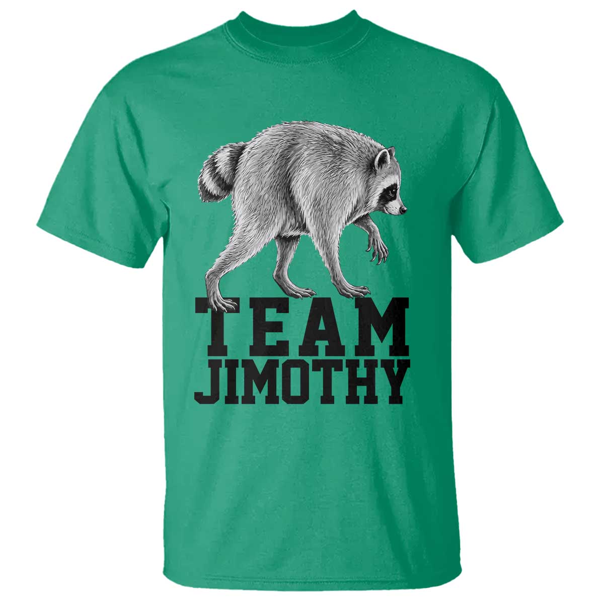 Team Jimothy Viral Seattle Raccoon T Shirt Vintage Trash Panda Meme Graphic TS02 Irish Green Print Your Wear