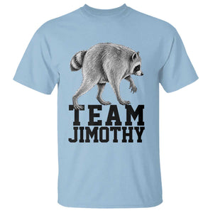 Team Jimothy Viral Seattle Raccoon T Shirt Vintage Trash Panda Meme Graphic TS02 Light Blue Print Your Wear