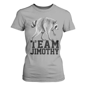 Team Jimothy Viral Seattle Raccoon T Shirt For Women Vintage Trash Panda Meme Graphic TS02 Sport Gray Print Your Wear
