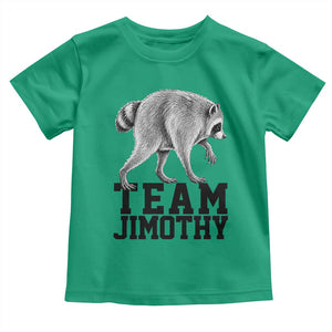 Team Jimothy Viral Seattle Raccoon Toddler T Shirt Vintage Trash Panda Meme Graphic TS02 Irish Green Print Your Wear