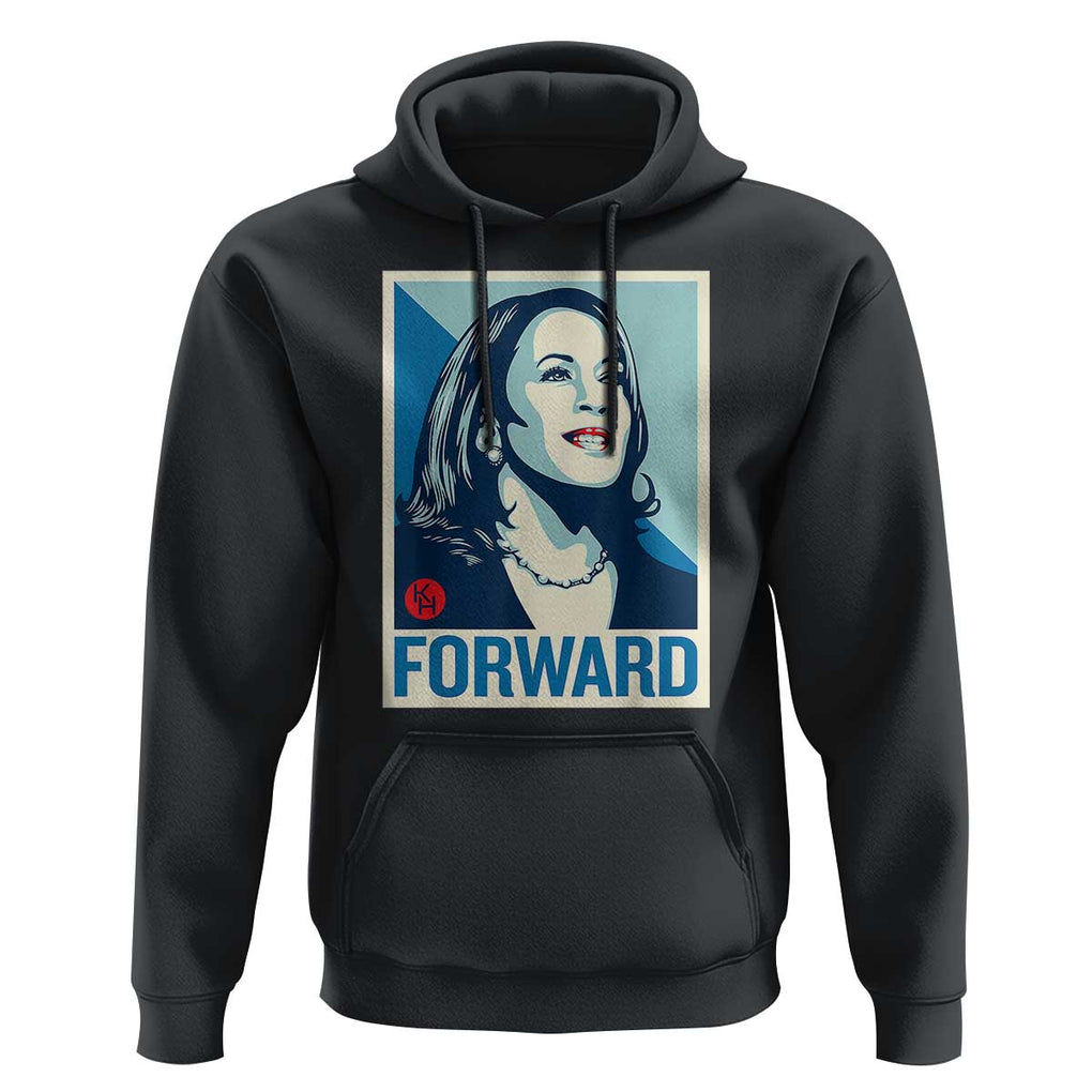 Kamala Harris Forward 2024 Hoodie Madam President 47th Graphic TS02 Black Print Your Wear