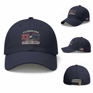 Save Girls Sports XX Does Not Equal XY Baseball Cap Biological Science Vintage Varsity Athletic Graphic