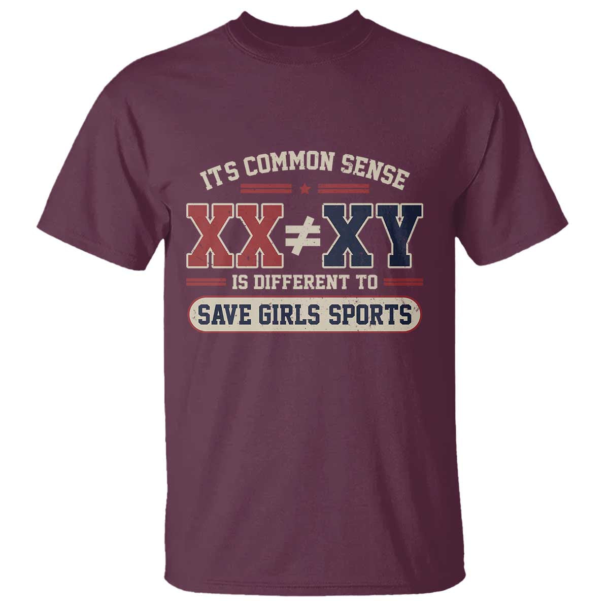 Save Girls Sports XX Does Not Equal XY T Shirt Biological Science Vintage Varsity Athletic Graphic