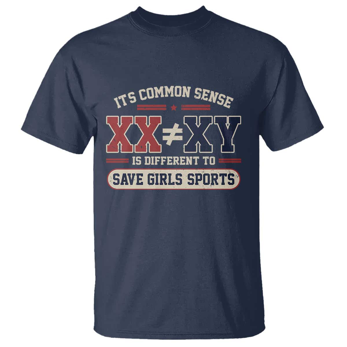 Save Girls Sports XX Does Not Equal XY T Shirt Biological Science Vintage Varsity Athletic Graphic
