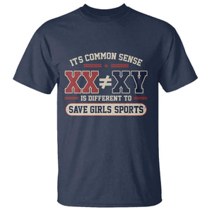 Save Girls Sports XX Does Not Equal XY T Shirt Biological Science Vintage Varsity Athletic Graphic
