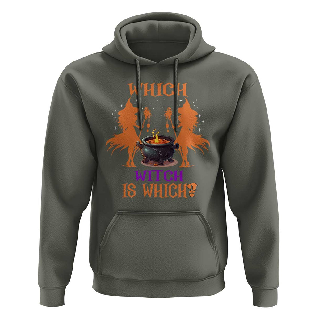Halloween Witch Hoodie One More Chapter Book Of Spells Witchcraft TS02 Military Green Print Your Wear