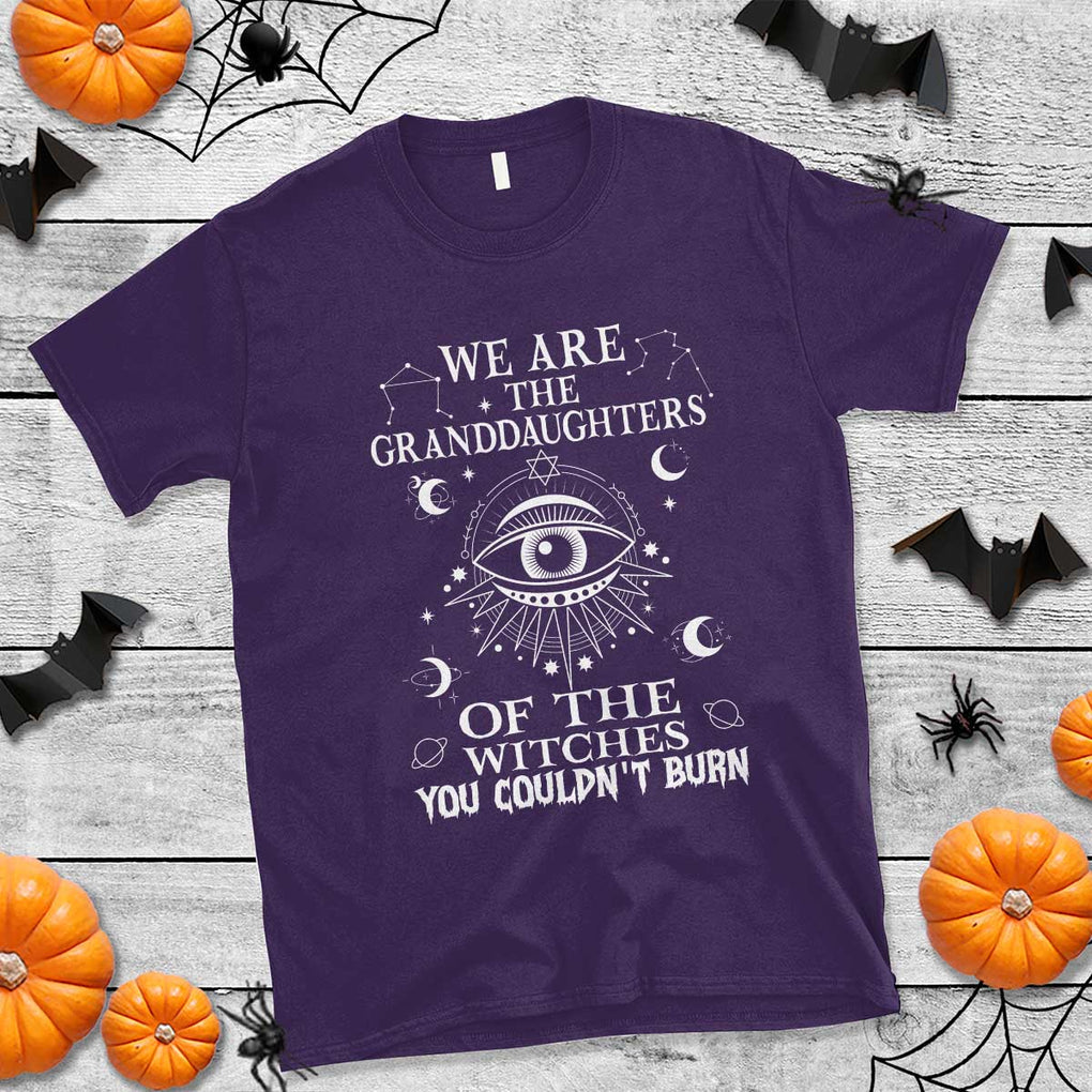We Are The Granddaughters Of The Witches You Couldn't Burn T Shirt TS02 Purple Print Your Wear