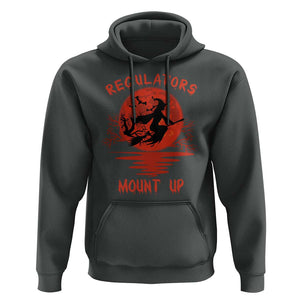 Halloween Witch Hoodie Regulators Mount Up TS02 Dark Heather Print Your Wear