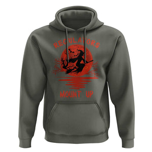 Halloween Witch Hoodie Regulators Mount Up TS02 Military Green Print Your Wear
