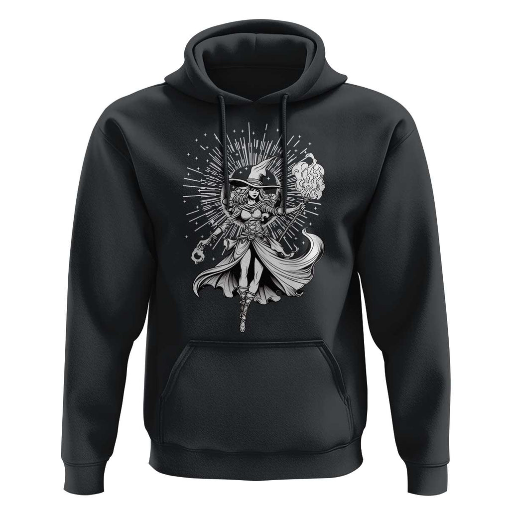 Witch Hoodie Black Gothic TS02 Black Print Your Wear