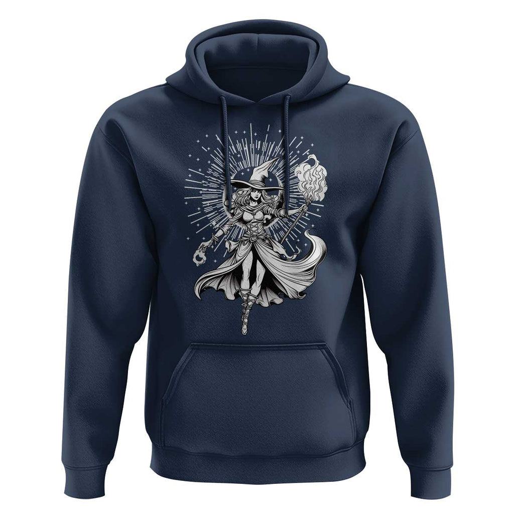 Witch Hoodie Black Gothic TS02 Navy Print Your Wear