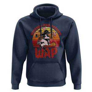 WAP Witches And Potions Retro Hoodie TS02 Navy Print Your Wear