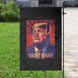 Quiet Piggy Sarcastic Trump Garden Flag Funny Pig Political Satire TS02 Print Your Wear
