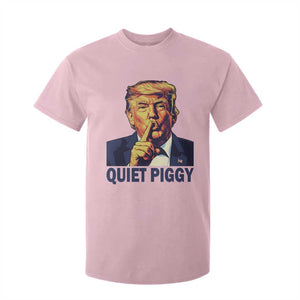 Quiet Piggy Shhh Trump Meme T Shirt For Kid Funny Political Satire Free Speech TS02 Light Pink Print Your Wear