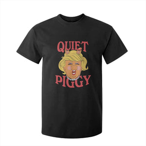 Quiet Piggy Drag Parody T Shirt For Kid Funny Miss Piggy Trump TS02 Black Print Your Wear