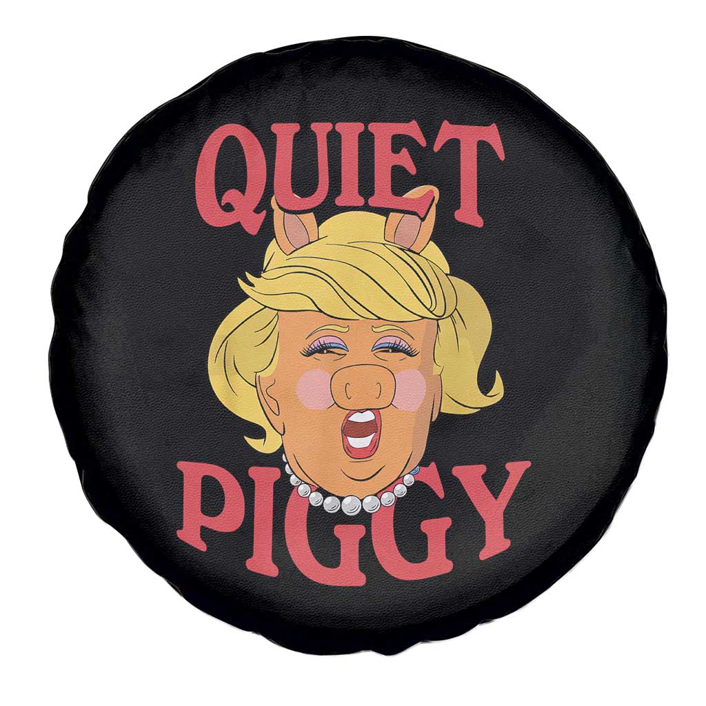 Quiet Piggy Drag Parody Spare Tire Cover Funny Miss Piggy Trump TS02 Print Your Wear