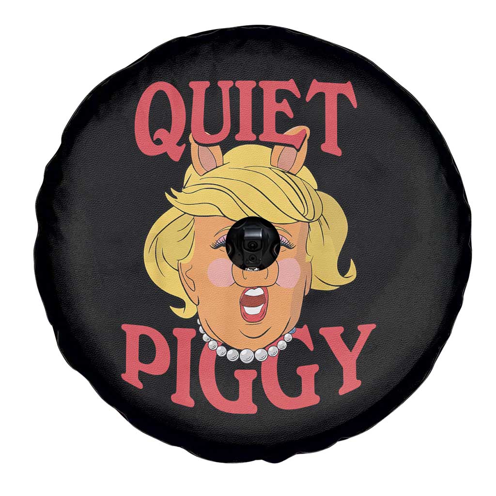 Quiet Piggy Drag Parody Spare Tire Cover Funny Miss Piggy Trump TS02 Print Your Wear