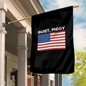 Quiet Piggy Patriotic Meme Garden Flag Satirical USA Flag Free Speech TS02 Print Your Wear