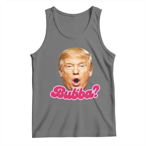 Funny Trump Bubba Viral Meme Tank Top Sarcastic Blowing Bubble Hilarious TS02 Black Heather Print Your Wear