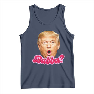 Funny Trump Bubba Viral Meme Tank Top Sarcastic Blowing Bubble Hilarious TS02 Navy Print Your Wear