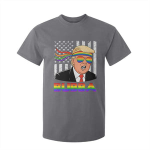 Rainbow Bubba Trump Viral Meme T Shirt For Kid Funny Pride Parody American LGBTQ Flag TS02 Charcoal Print Your Wear