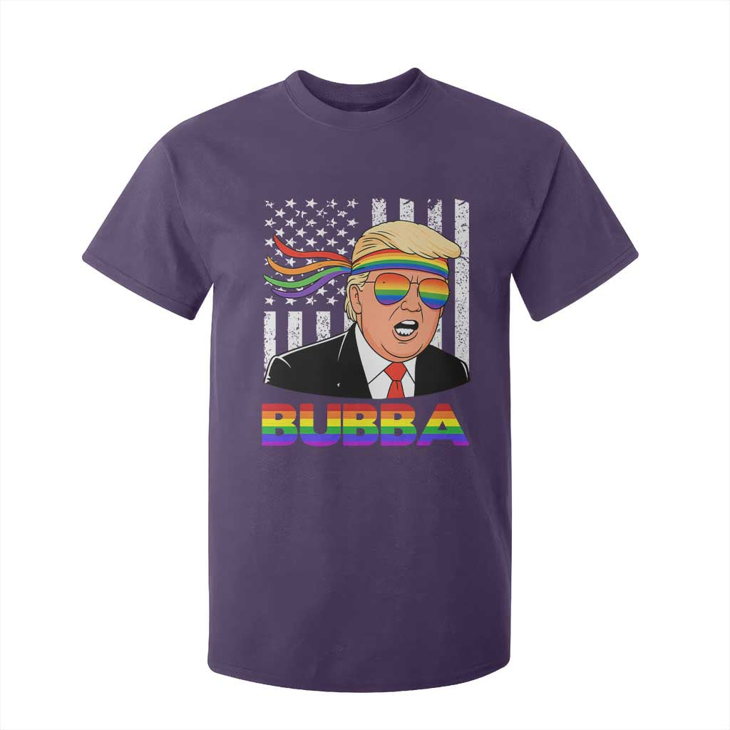 Rainbow Bubba Trump Viral Meme T Shirt For Kid Funny Pride Parody American LGBTQ Flag TS02 Purple Print Your Wear