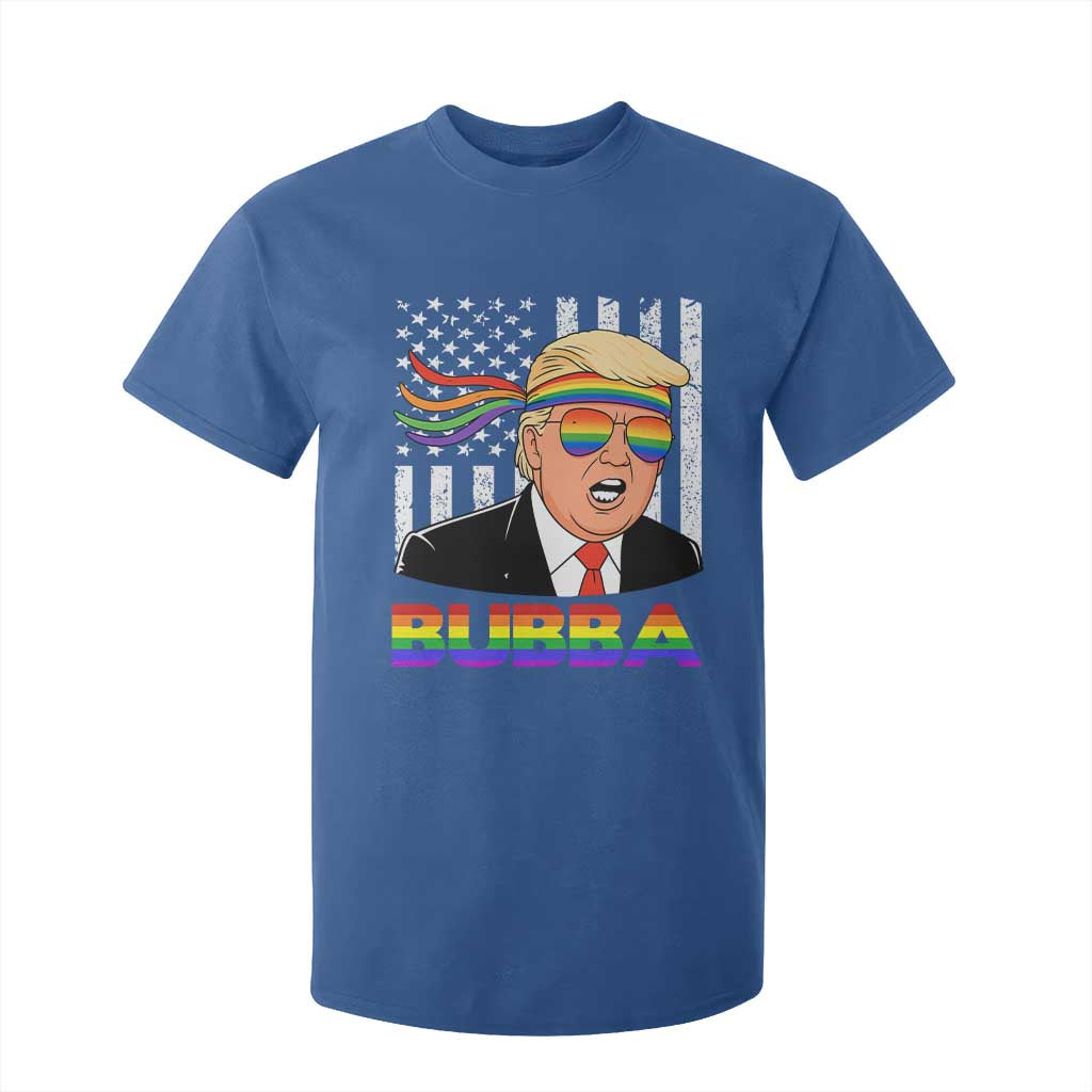 Rainbow Bubba Trump Viral Meme T Shirt For Kid Funny Pride Parody American LGBTQ Flag TS02 Royal Blue Print Your Wear