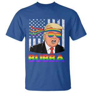 Rainbow Bubba Trump Viral Meme T Shirt Funny Pride Parody American LGBTQ Flag TS02 Royal Blue Print Your Wear