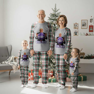 Bubba Trump Blowing Balloon Meme Plaid Pajama Set Funny Political Scandal Parody for Viral Humor Fans TS02 Christmas Plaid Print Your Wear