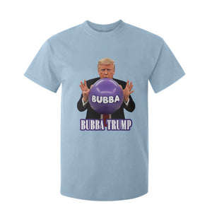 Bubba Trump Blowing Balloon Meme T Shirt For Kid Funny Political Scandal Parody for Viral Humor Fans TS02 Light Blue Print Your Wear