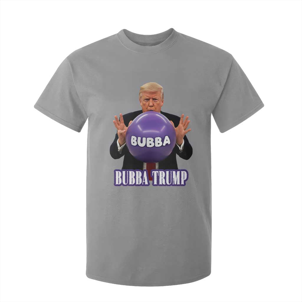 Bubba Trump Blowing Balloon Meme T Shirt For Kid Funny Political Scandal Parody for Viral Humor Fans TS02 Sport Gray Print Your Wear