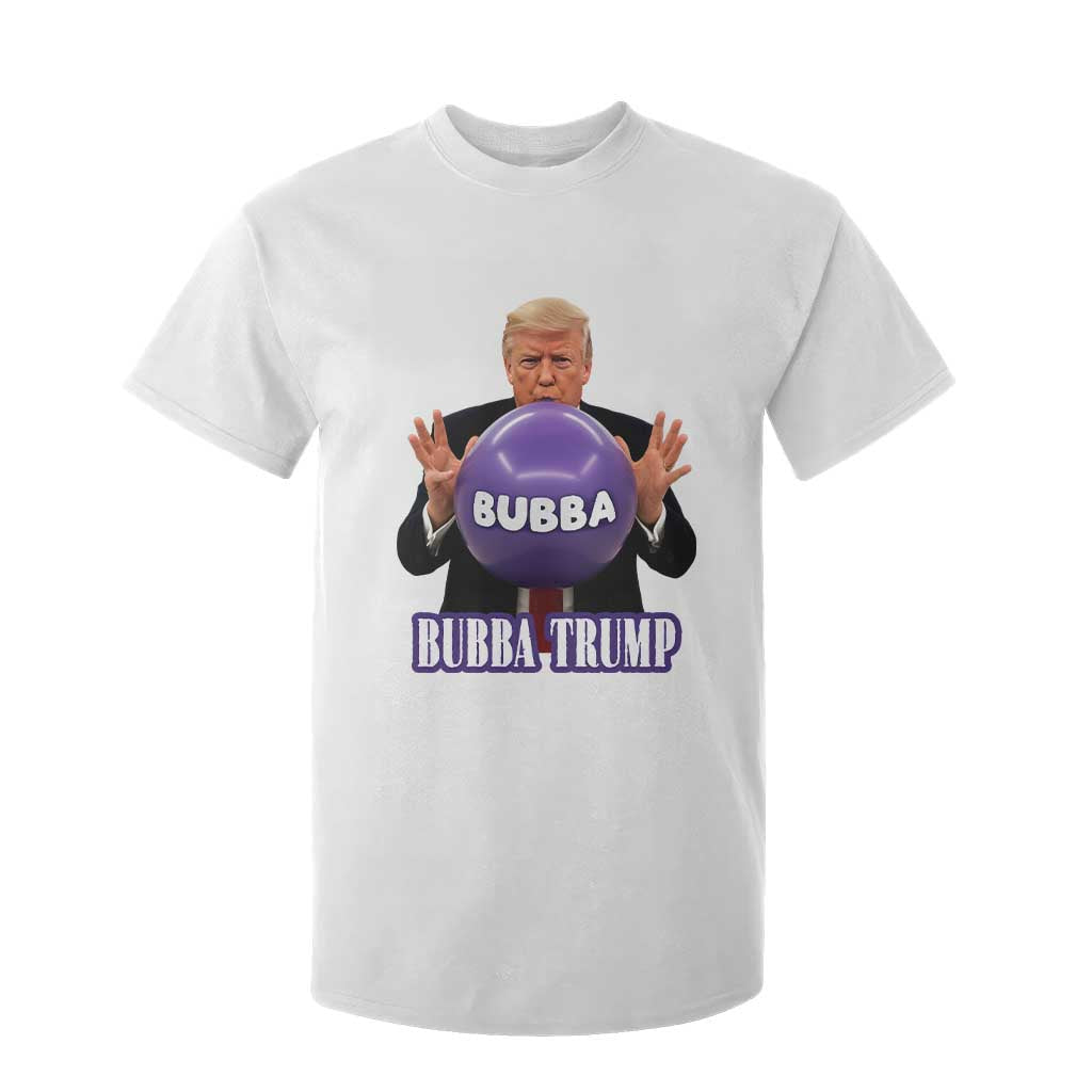 Bubba Trump Blowing Balloon Meme T Shirt For Kid Funny Political Scandal Parody for Viral Humor Fans TS02 White Print Your Wear