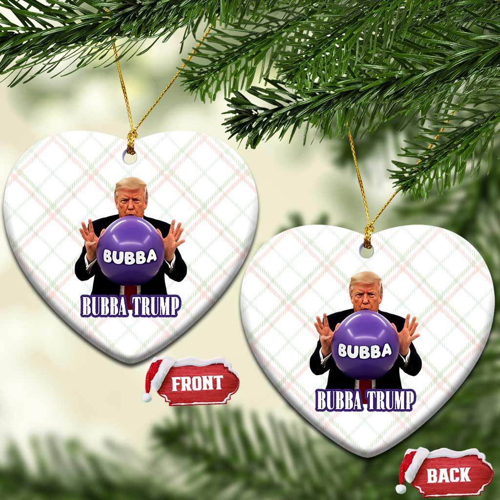 Bubba Trump Blowing Balloon Meme Ceramic Ornament Funny Political Scandal Parody for Viral Humor Fans TS02 Print Your Wear
