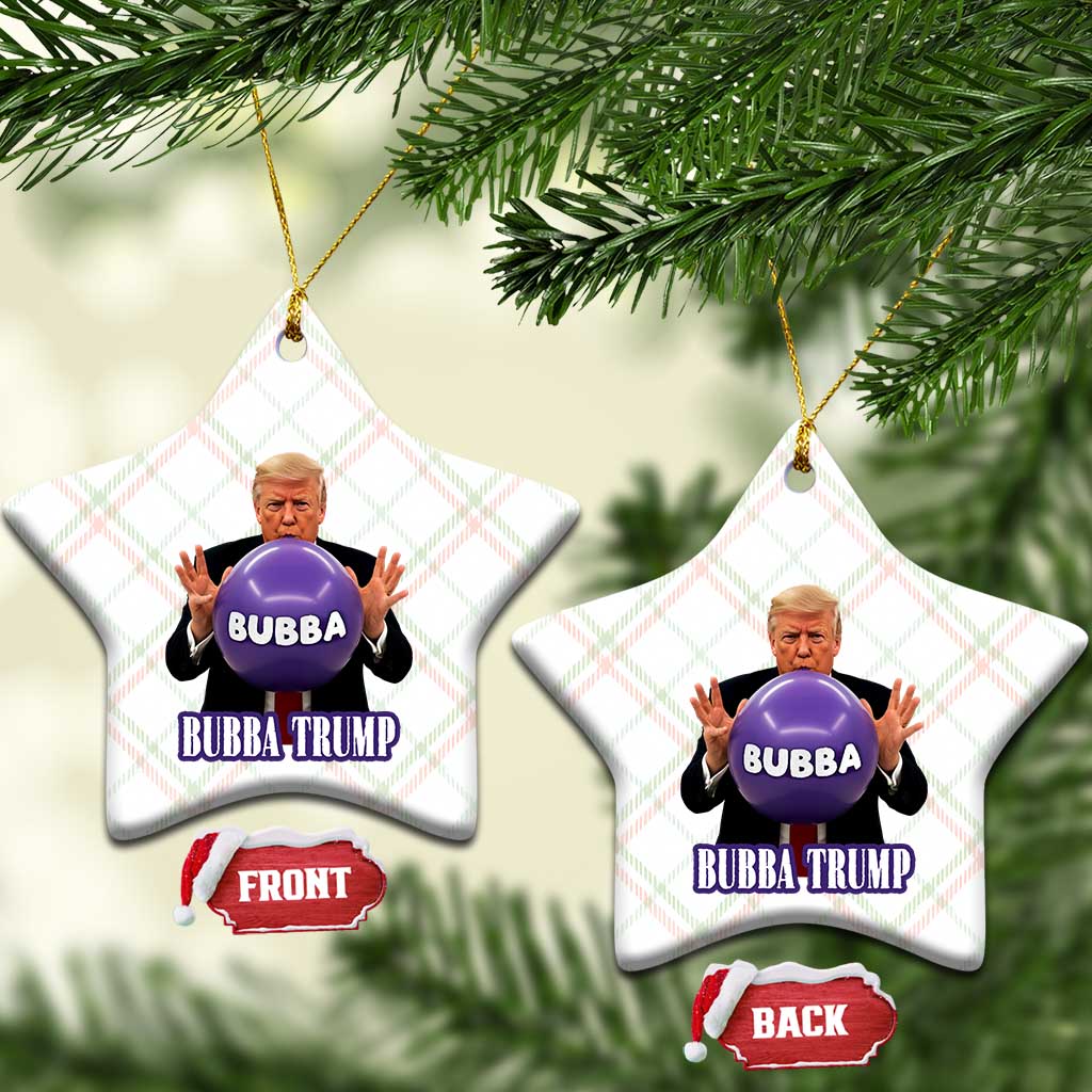 Bubba Trump Blowing Balloon Meme Ceramic Ornament Funny Political Scandal Parody for Viral Humor Fans TS02 Print Your Wear