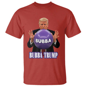 Bubba Trump Blowing Balloon Meme T Shirt Funny Political Scandal Parody for Viral Humor Fans TS02 Red Print Your Wear