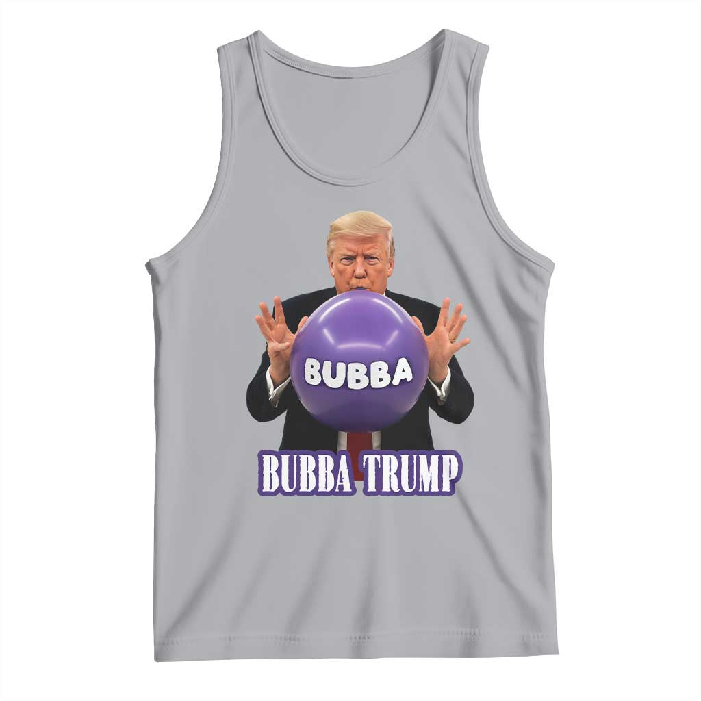 Bubba Trump Blowing Balloon Meme Tank Top Funny Political Scandal Parody for Viral Humor Fans TS02 Athletic Heather Print Your Wear