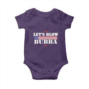 Lets Blow Bubba Baby Onesie Satirical Patriot Meme TS02 Purple Print Your Wear