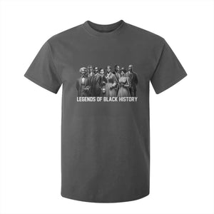 Legends of Black History T Shirt For Kid Civil Rights Leaders TS02 Dark Heather Print Your Wear
